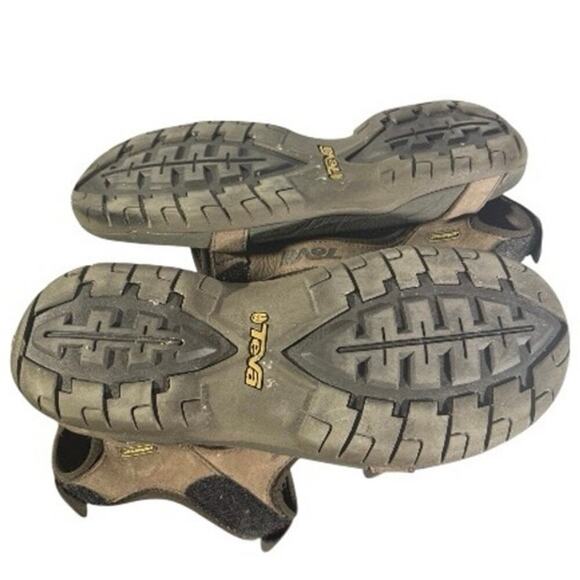 Teva Tanza Sport Sandals Men’s Size 13 Brown Hiking Outdoor Trail Adjustable